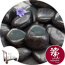 Chinese Pebbles - Polished Black Granite - Medium - Collect